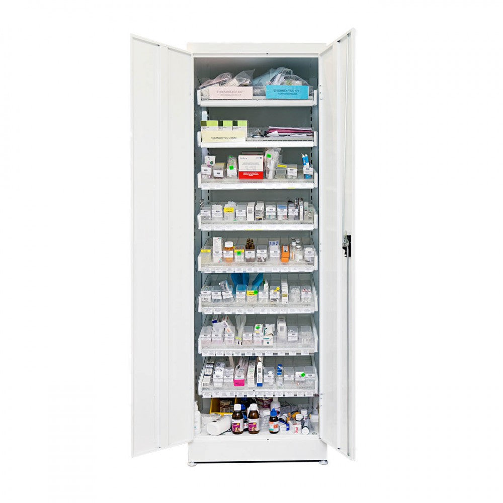 Medical Shelving Racks Rvt Pull Out Tray Shelves | Medication Cabinet – Axis Health